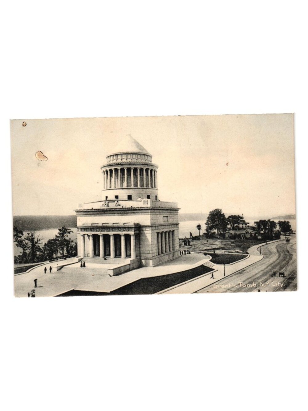 Vintage Grants Tomb NY City Black White Postcard Unused Early 1900s President